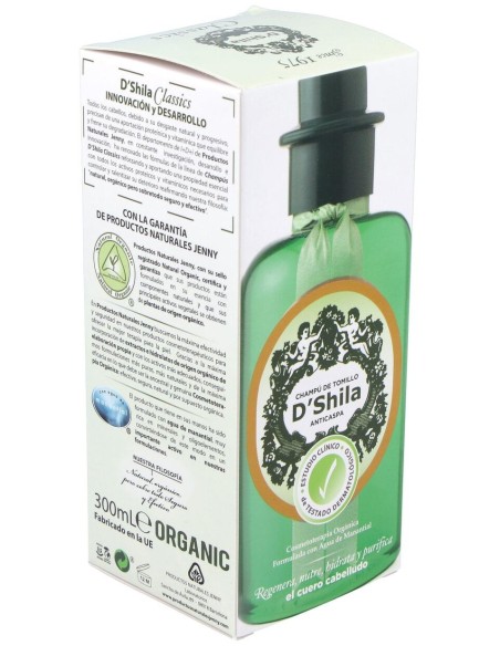 D'Shila Champú De Tomillo Anticaspa 300Ml