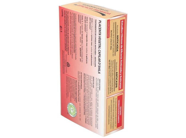 D'Shila Placenta Capilar Vegetal Plus Forte 4X25Ml