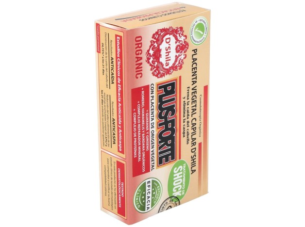 D'Shila Placenta Capilar Vegetal Plus Forte 4X25Ml