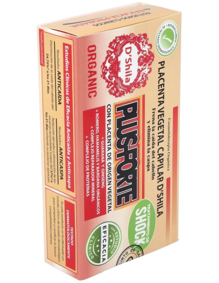D'Shila Placenta Capilar Vegetal Plus Forte 4X25Ml