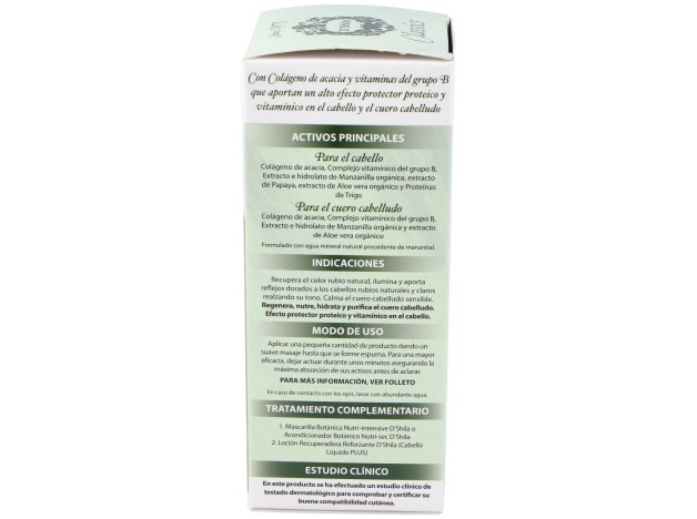 D'Shila Champú Manzanilla Cabellos Claros 300Ml