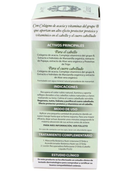 D'Shila Champú Manzanilla Cabellos Claros 300Ml