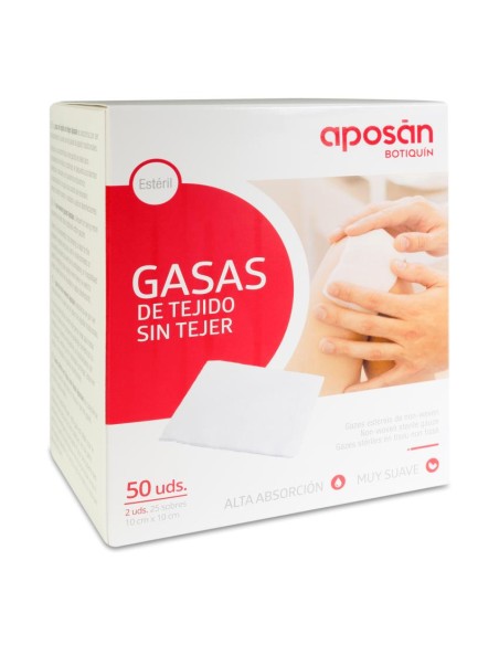 Aposan Gasa Esteril Tejido Sin Tejer 50 Uds