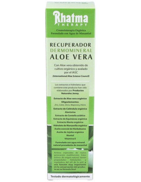Rhatma Recuperador Dermomineral Aloe Vera 300Ml