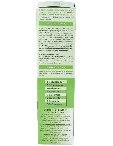 Rhatma Recuperador Dermomineral Aloe Vera 300Ml