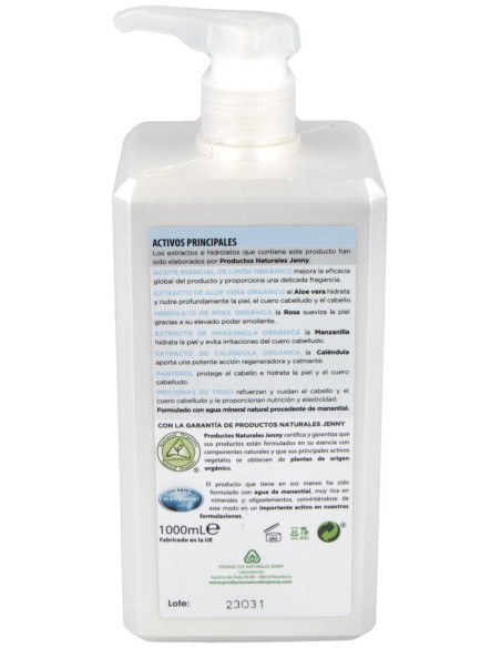 Baby Shova De Jabon Champu Infantil Aloe 1Litro