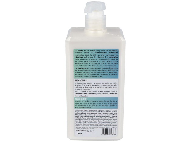 Shova De Leche Corporal Avena 1 L