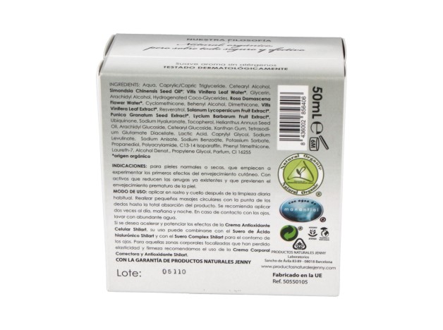 Shilart Crema Antioxidante Celular 50Ml.