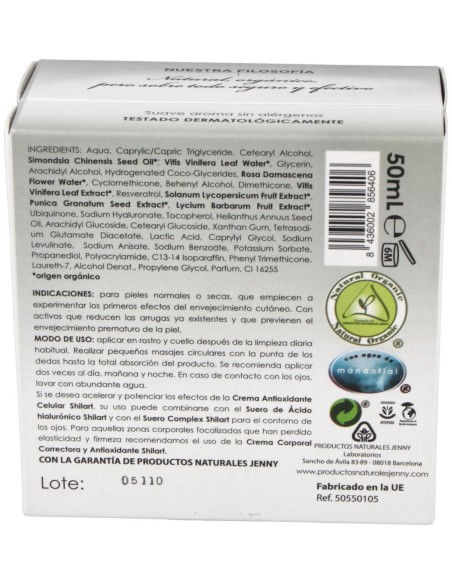 Shilart Crema Antioxidante Celular 50Ml.