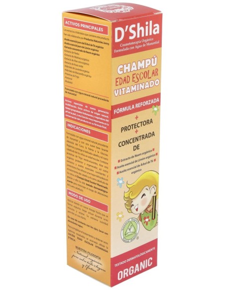 D'Shila Champú Vitaminado Especial Edad Escolar 250Ml