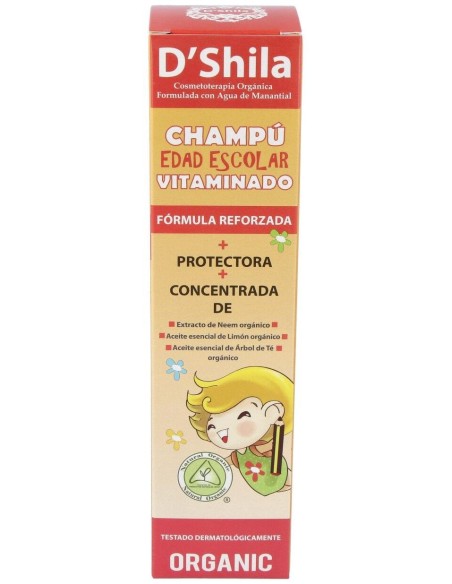 D'Shila Champú Vitaminado Especial Edad Escolar 250Ml