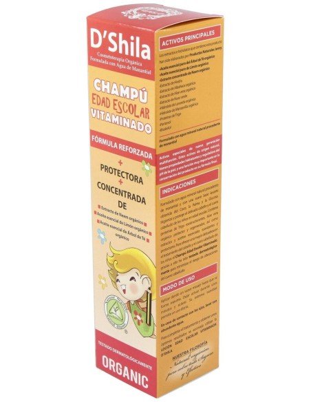 D'Shila Champú Vitaminado Especial Edad Escolar 250Ml