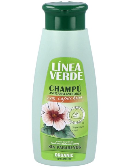 Linea Verde Champú Anticaspa-Anticaida Capuchina 400Ml