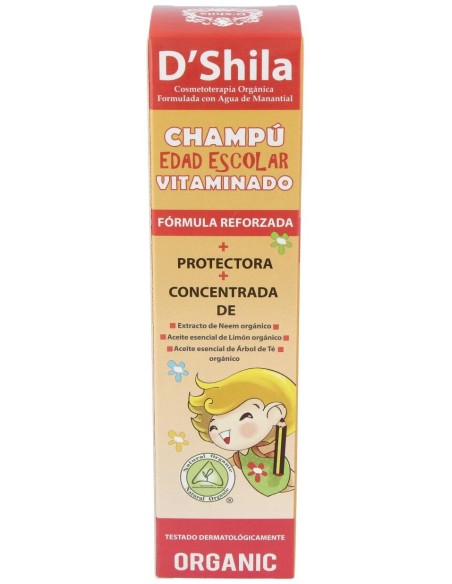 D'Shila Champú Vitaminado Especial Edad Escolar 250Ml
