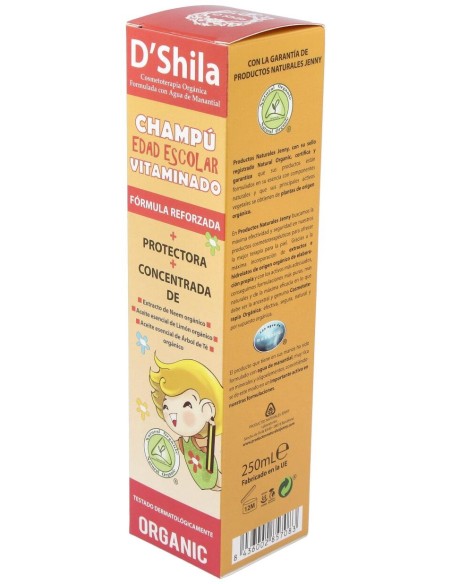 D'Shila Champú Vitaminado Especial Edad Escolar 250Ml