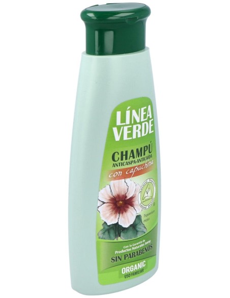 Linea Verde Champú Anticaspa-Anticaida Capuchina 400Ml