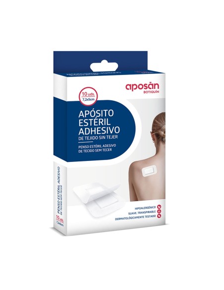 Aposito Esteril Tnt Aposan 7,5 X 5 Cm 10Uds