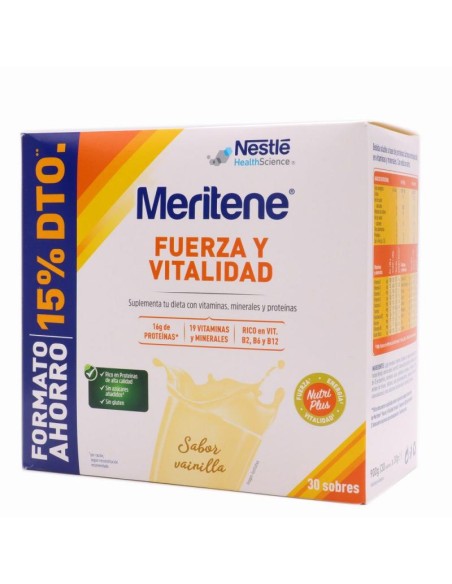 Meritene 30 Sobres Vainilla