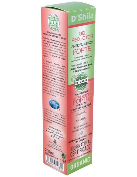 D'Shila Gel Reductor Anticelulítico Forte 200Ml