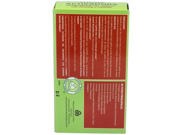 Activador Del Crecimiento Del Cabello Guarana 4Ud.