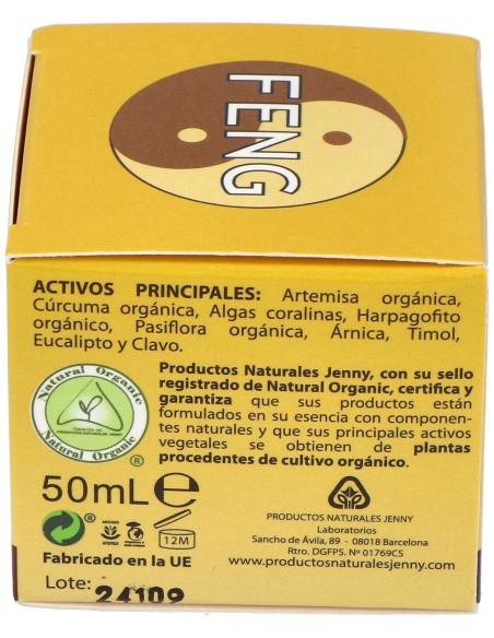 Feng Shui Bálsamo De Artemisa Y Cúrcuma Reuart 50Ml