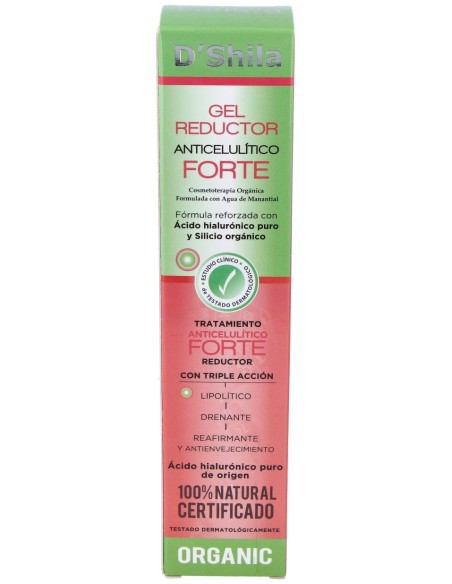 D'Shila Gel Reductor Anticelulítico Forte 200Ml