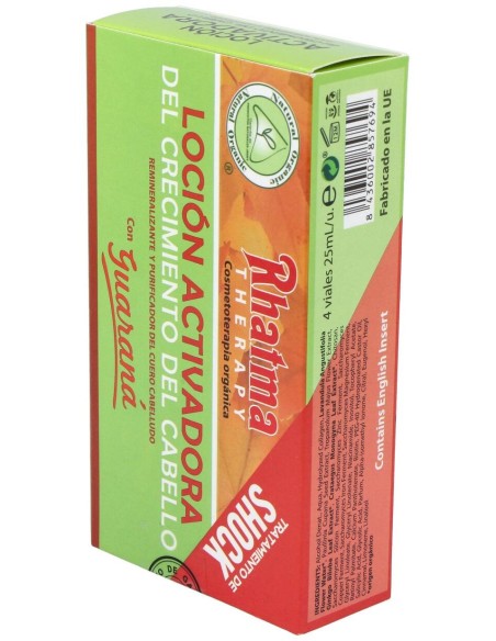 Activador Del Crecimiento Del Cabello Guarana 4Ud.