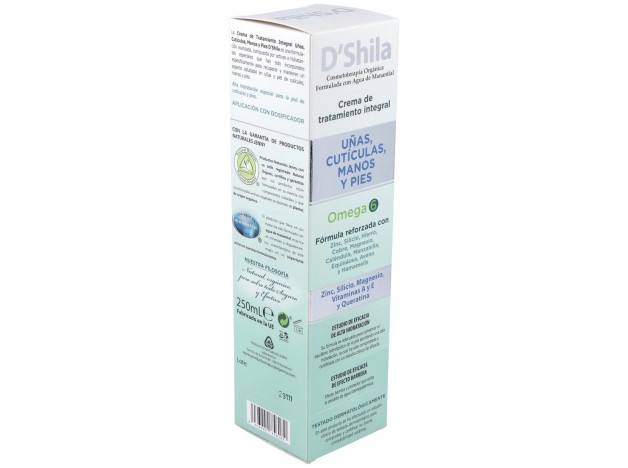 D'Shila Crema Uñas_ Cutículas_ Manos Y Pies 250 Ml