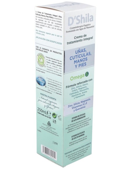 D'Shila Crema Uñas_ Cutículas_ Manos Y Pies 250 Ml