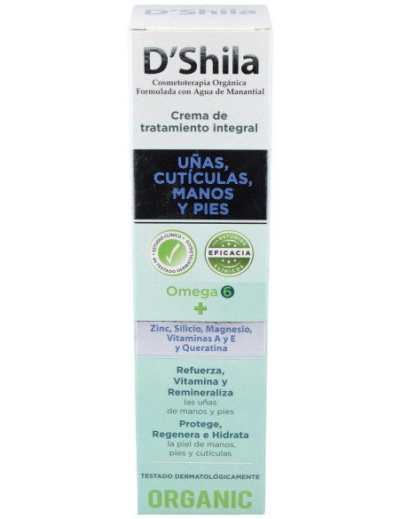 D'Shila Crema Uñas_ Cutículas_ Manos Y Pies 250 Ml