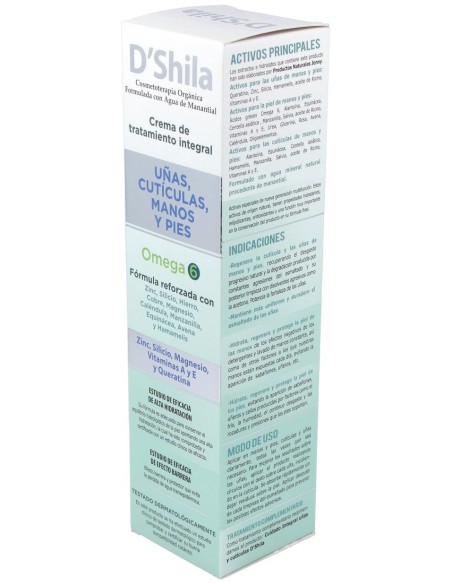 D'Shila Crema Uñas_ Cutículas_ Manos Y Pies 250 Ml