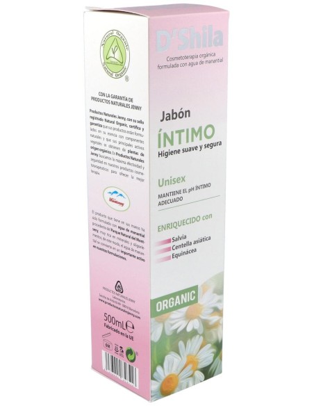 Jabon Intimo Higiene Suave Y Segura 500Ml.
