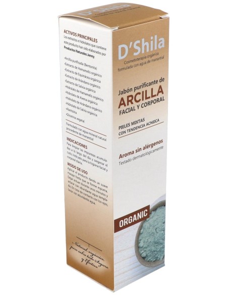 D'Shila Jabón Purificante Arcilla Piel Mixta 250Ml