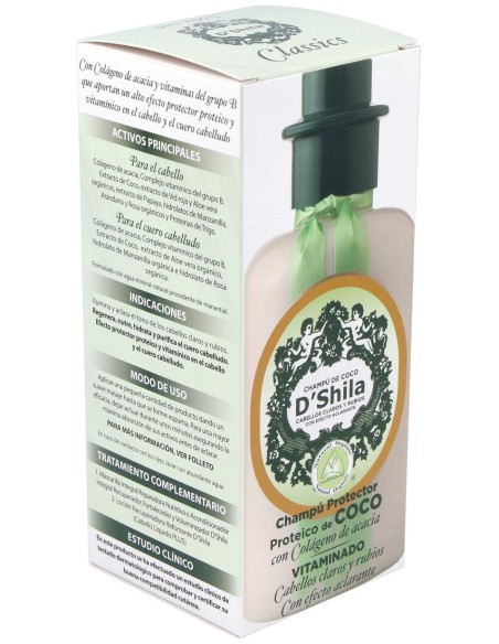 D'Shila Champu Proteico Coco 300Ml