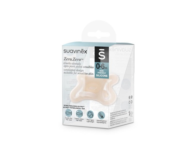 Suavinex Chupete Silicona 0-6 M Zero Zero