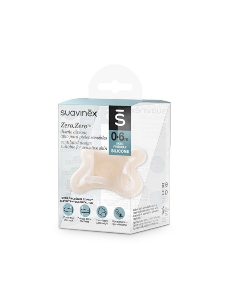 Suavinex Chupete Silicona 0-6 M Zero Zero