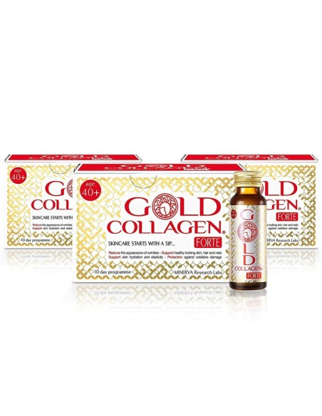 Gold Collagen Forte 30 Frascos 50 ml ¡TRIPLO!