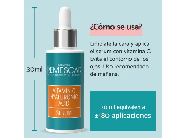 Remescar Vitamina C + Hialurónico Sérum 30 ml