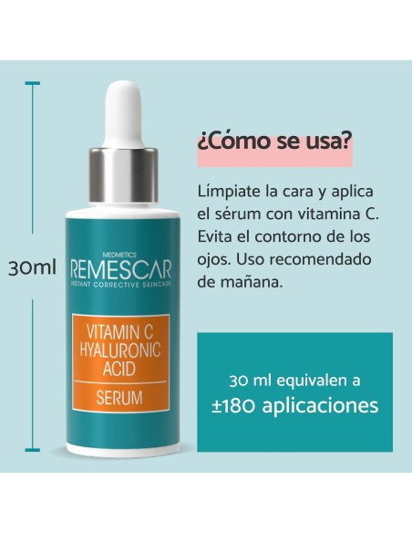 Remescar Vitamina C + Hialurónico Sérum 30 ml
