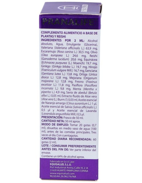 Pranalife 3-4-6 50Ml.