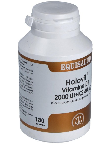 Holovit Vit. D3 2000Ui+K2 60Mcg+Menaquinona 180Cap