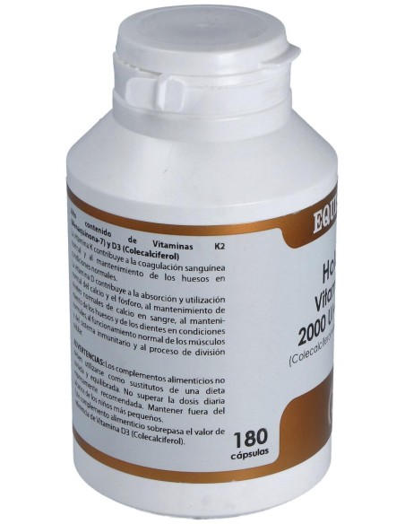 Holovit Vit. D3 2000Ui+K2 60Mcg+Menaquinona 180Cap