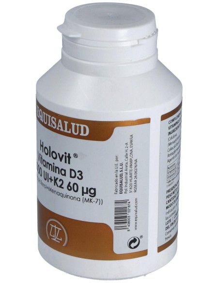 Holovit Vit. D3 2000Ui+K2 60Mcg+Menaquinona 180Cap