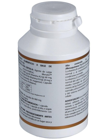 Holovit Vit. D3 2000Ui+K2 60Mcg+Menaquinona 180Cap