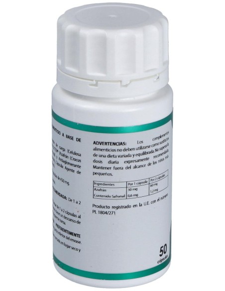 Equisalud Ayurveda Azafrán 50Caps