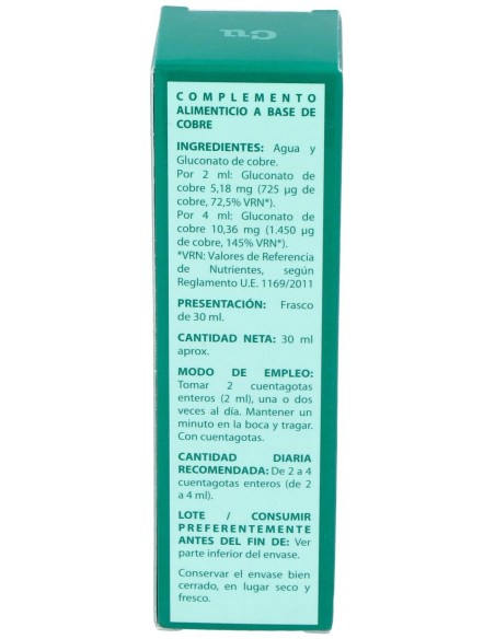 Oligogluco-Cu Cobre 30Ml.