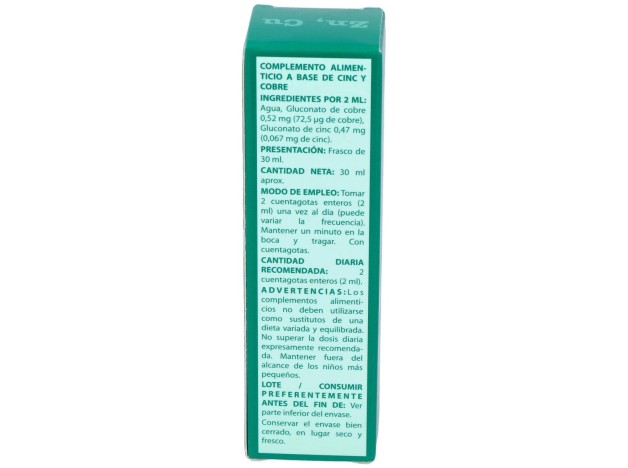 Equisalud Oligogluco Zinc-Cobre 31Ml