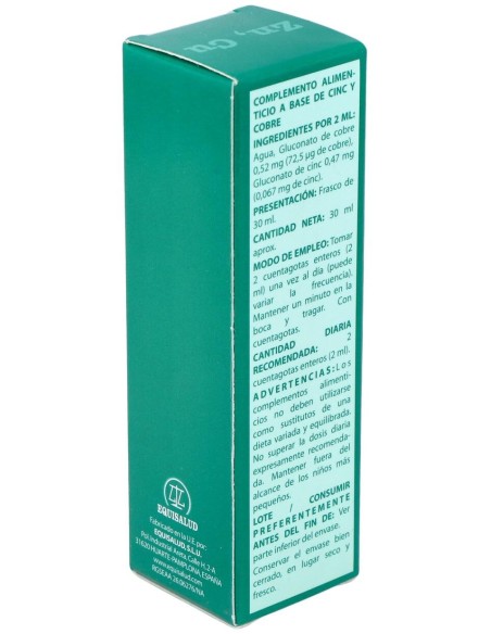 Equisalud Oligogluco Zinc-Cobre 31Ml