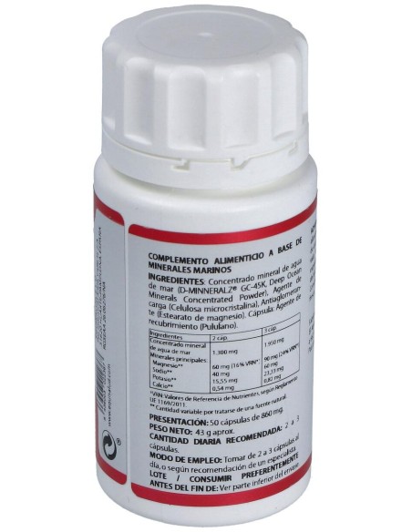 Holomega Agua De Mar Ultraconcentrada 50 Cáp.