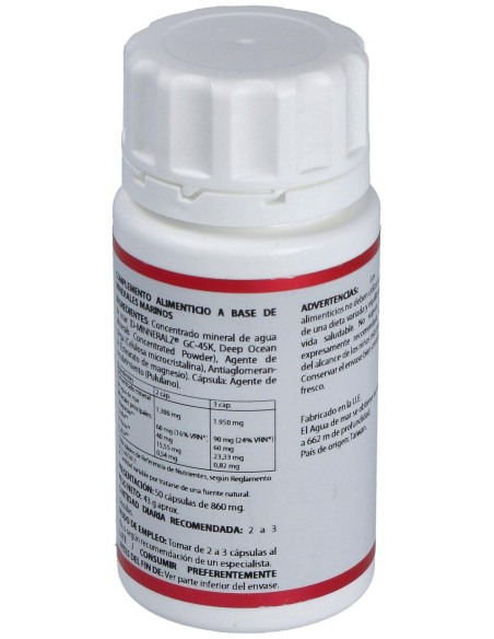 Holomega Agua De Mar Ultraconcentrada 50 Cáp.